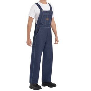 Men’s Red Kap Denim Jean Overall’s NWT